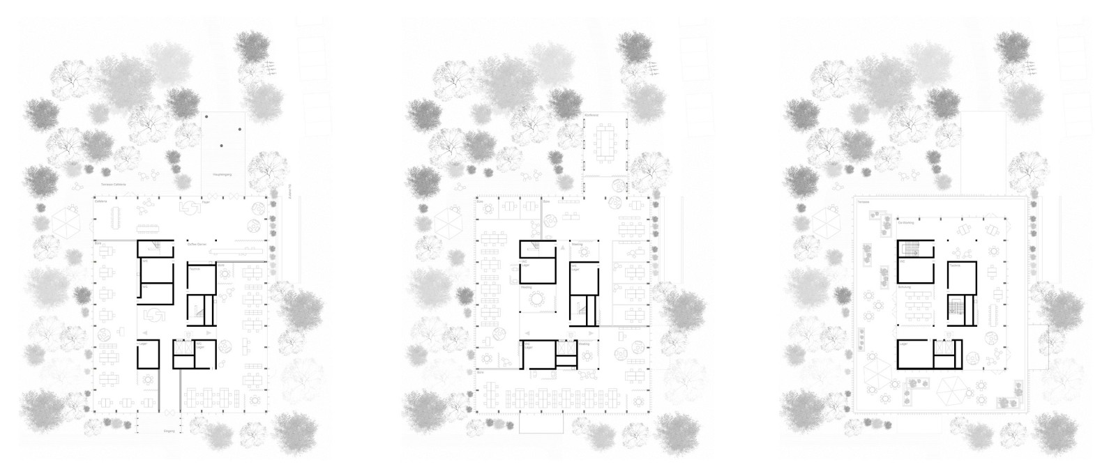 Heidemann Floorplans by OSA Ochs Schmidhuber Architekten